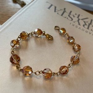 Crystal bead bracelet